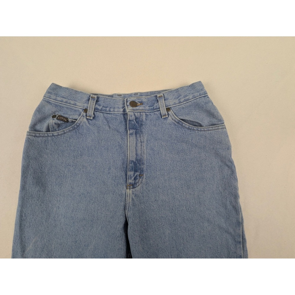 Riders by Lee Light Wash High Waisted Mom Jeans Tapered Leg Blue Denim 28x29 - Picture 3 of 14